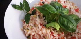 Risotto con verdure estive