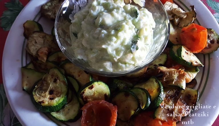 VERDURE grigliate e Tzatziki