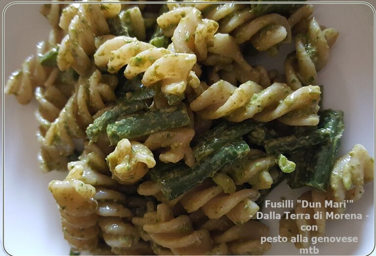 Fusilli DUN MARI' con pesto alla genovese