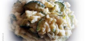 RISOTTO con ZUCCHINE e UOVO