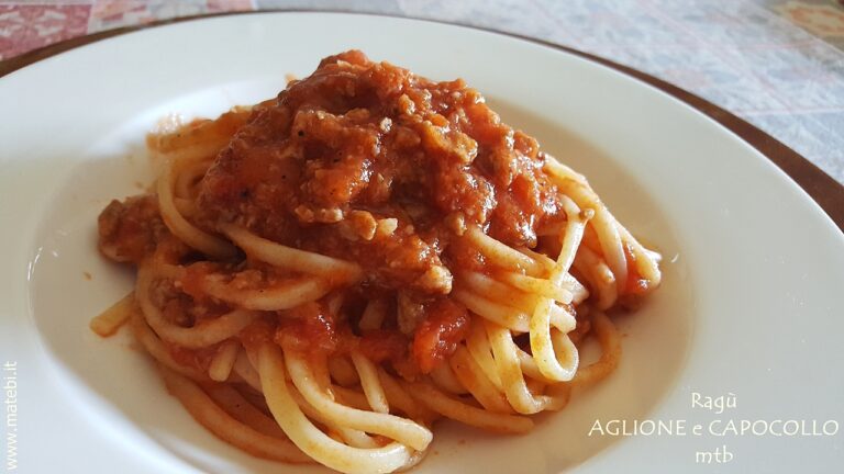 Ragù AGLIONE e CAPOCOLLO