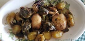 SEPPIE, CARCIOFI, PATATE