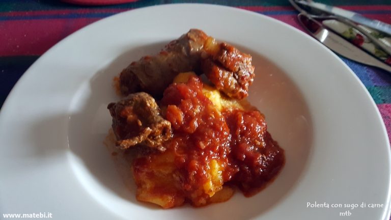 Polenta con sugo di carne