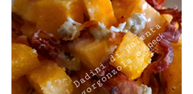 Dadini di polenta con gorgonzola e speck